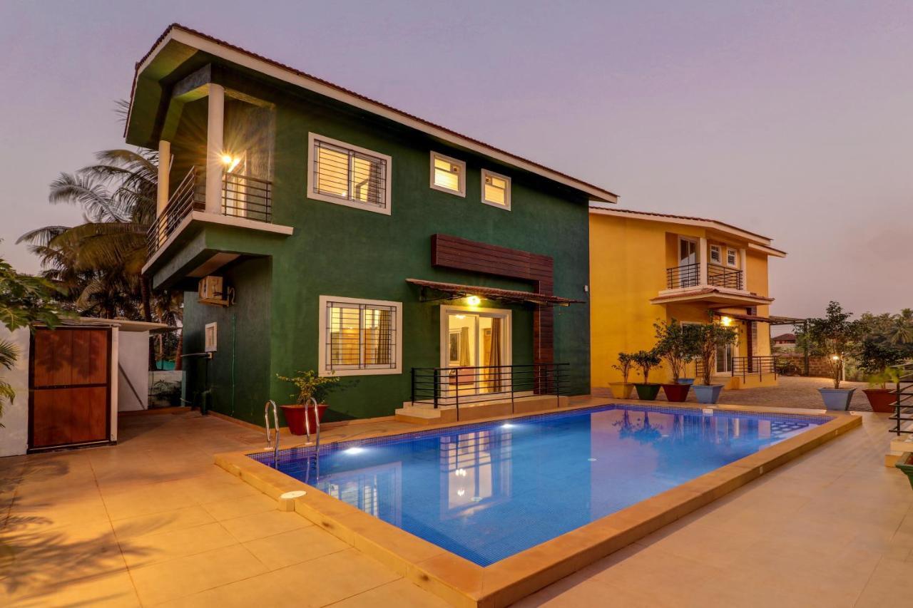 Jaqk Holidays - 9Bhk Villa For Big Groups, Private Pool-Wifi-Cartaker-Parking, North Goa Бага Екстер'єр фото